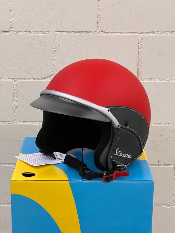 Vespa Helm Djet Soft touch rosso opaco Acheter sur Ricardo