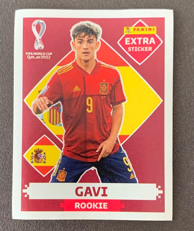 Panini WM 2022 Extra Sticker Rookie Gavi Kaufen auf Ricardo