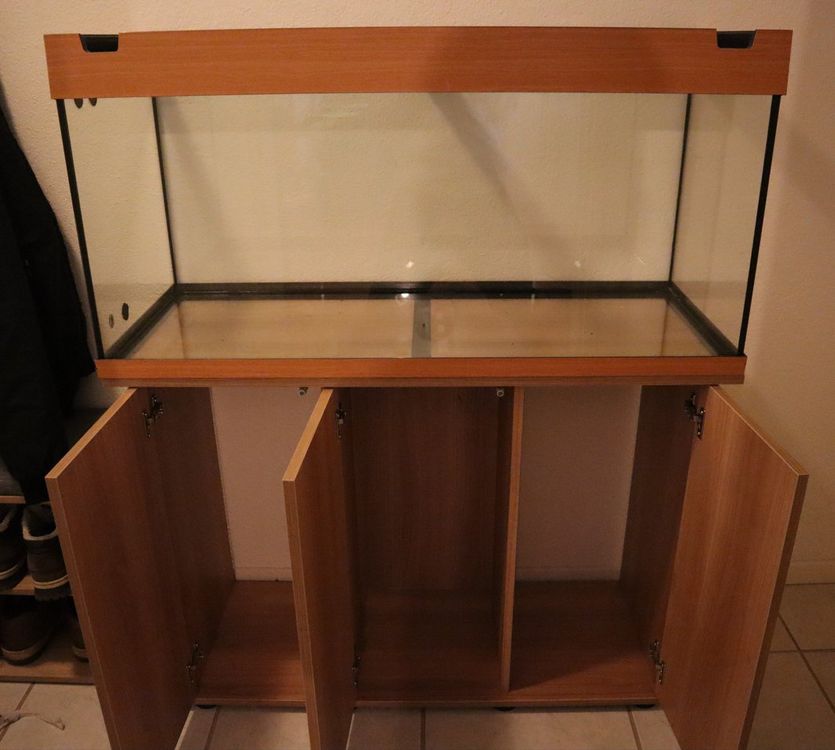 Juwel Rio 180 hellbraun mit Unterschrank und LEDBeleuchtung Acheter sur Ricardo