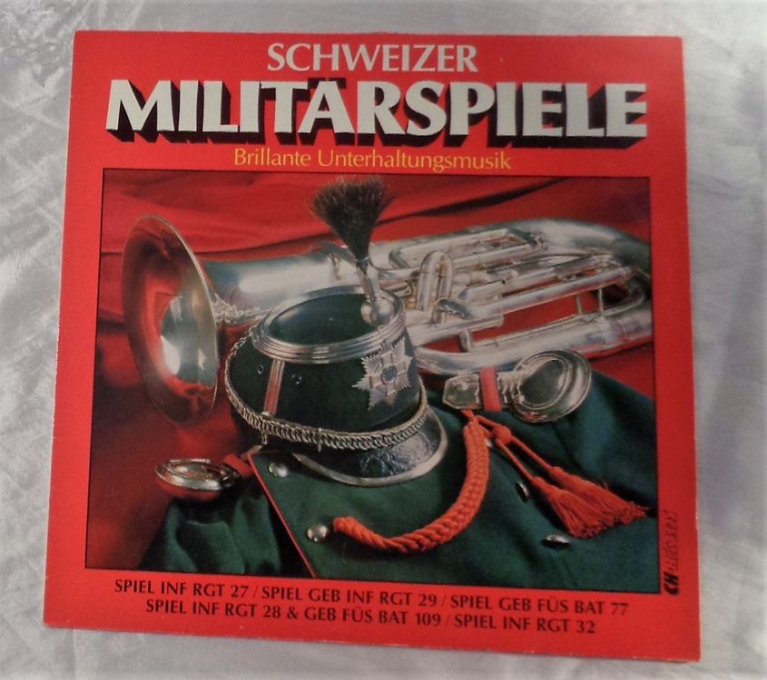 Schweizer Militäspiele LP / Marschmusik ab Fr. 6.- 1
