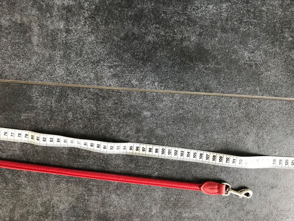 Koppelleine Aus Echtleder Für 2 Hunde - 12mm Breit, 40cm Lang, Schwarz