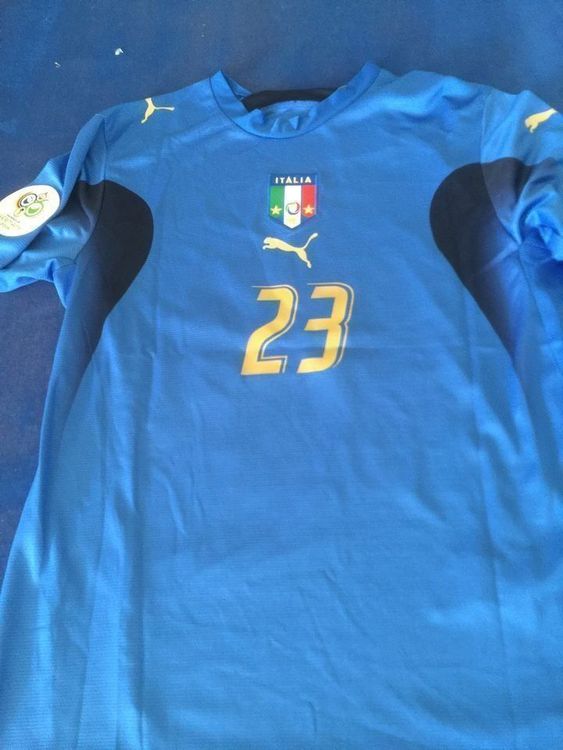 MAGLIA ITALIA MATCH worn Issued DE ROSSI World Cup 2010 no 2006 no roma