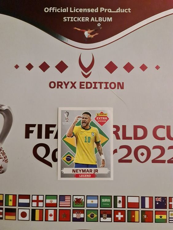 Panini Extra Sticker Qatar 2022 Neymar Jr Silber Acheter Sur Ricardo