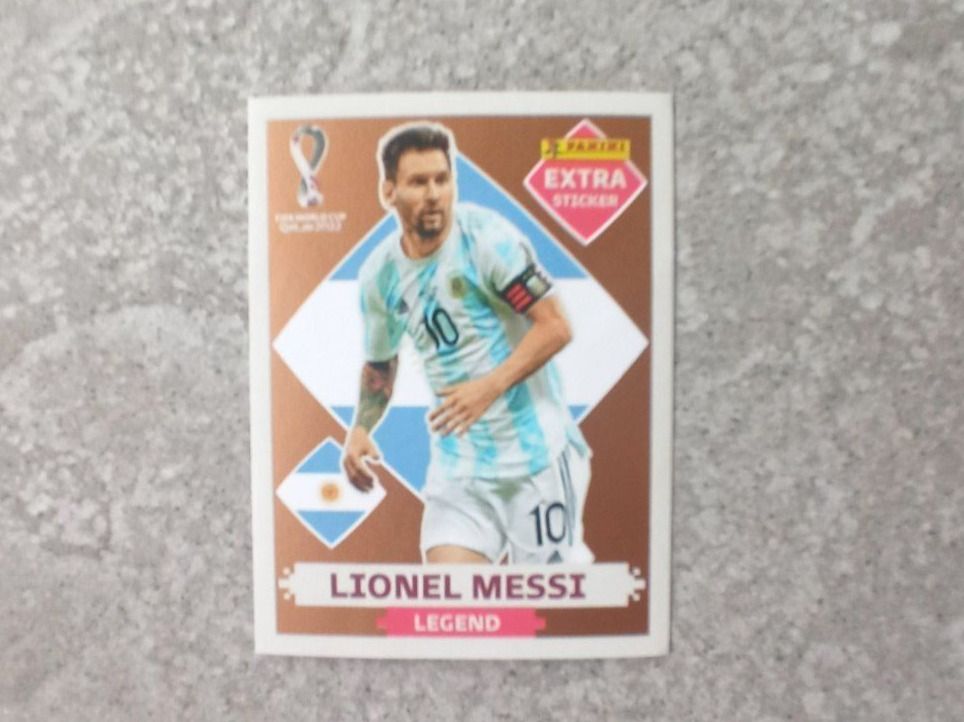 Panini WM 2022 Extra Sticker Lionel Messi Bronze Acheter Sur Ricardo