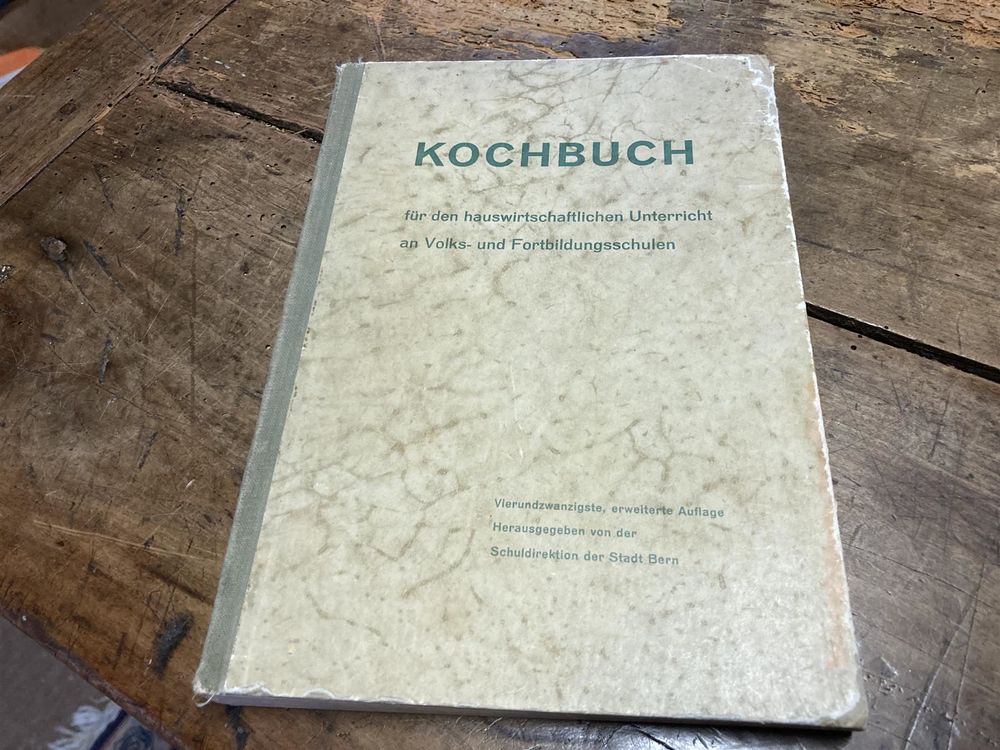 1954 Berner Kochbuch 1