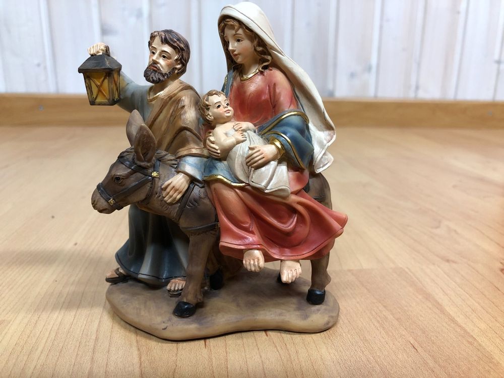 Weihnachts-Schnneekugel Mit Krippenszene – 28,5 Cm, Mit Musik, Timer & USB/Batterie