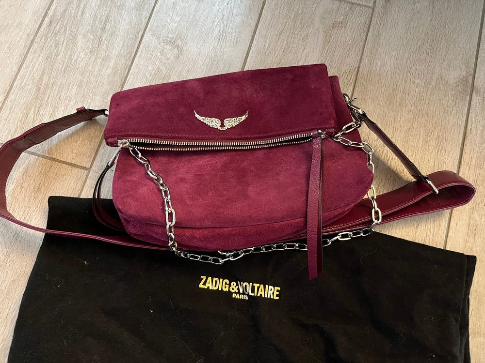 Sac Bandoulière Zadig & Voltaire En Cuir Noir - Neuf Sans Étiquette