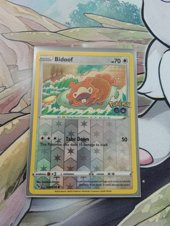 Bidoof Reverse Holo Pokemon GO Kaufen auf Ricardo