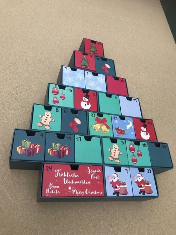 Adventskalender Tannenbaum zum selber befüllen NEU Acheter sur Ricardo