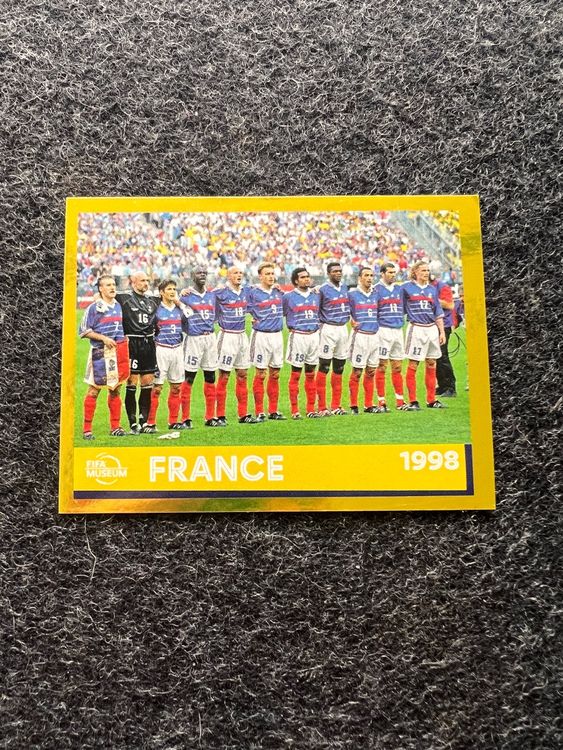 Panini WM 2022 Frankreich Mannschaft Gold FWC27 Acheter Sur Ricardo