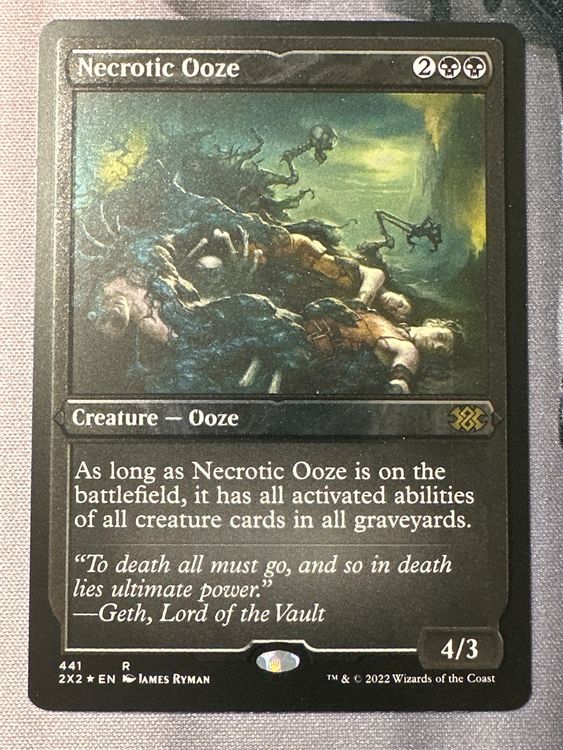 Necrotic Ooze ETCHED FOIL Double Masters Boosterfrisch Kaufen auf Ricardo