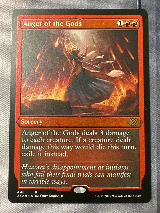 Anger of the Gods ETCHED FOIL Double Masters Boosterfrisch Kaufen auf