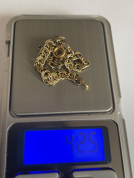 Antike Gold Armband mit Stempel lange 60cm Acheter sur Ricardo