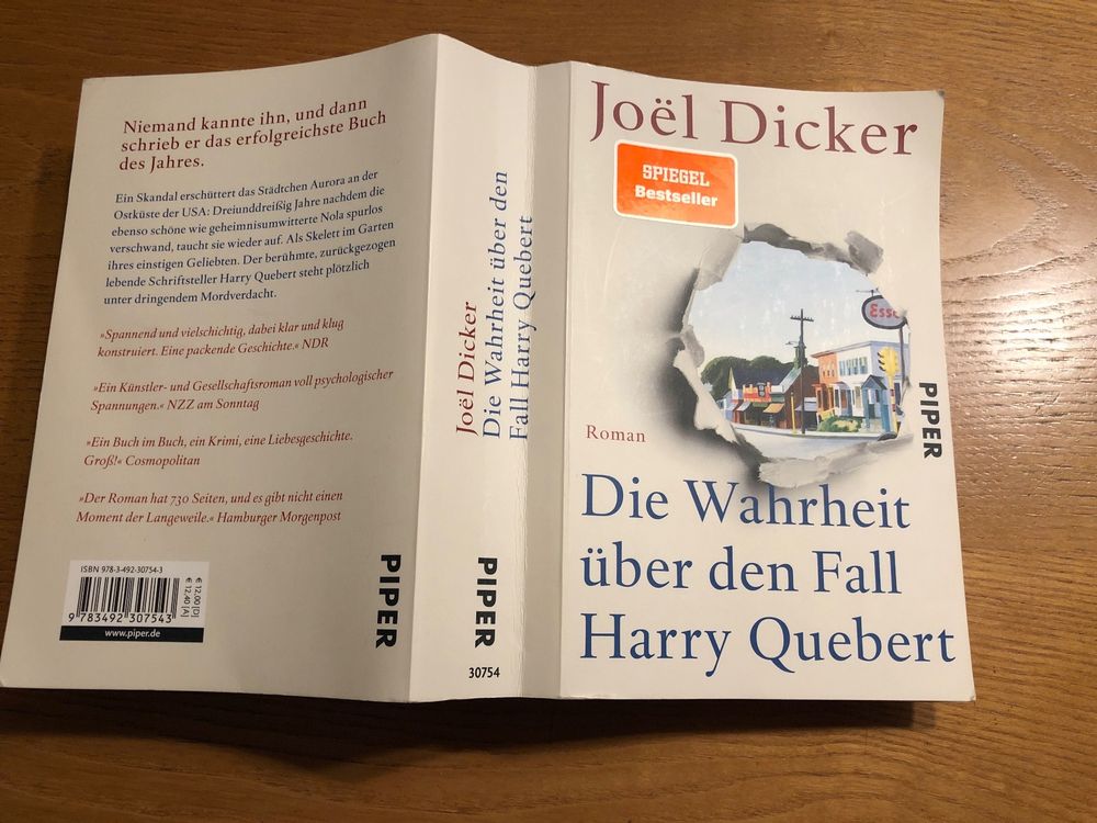 Roman Von Joel Dicker Die Wahrheit über Den Fall Quebert Kaufen Auf Ricardo