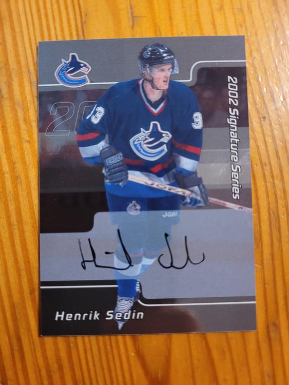 Henrik Sedin original signierte Nhl Karte | Kaufen auf Ricardo