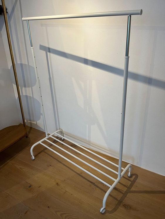 FURVOKIA Decken-Kleiderständer Aus Metall – Höhenverstellbar Mit Ketten, 2 Stück, Schwarz, 80 Cm Länge