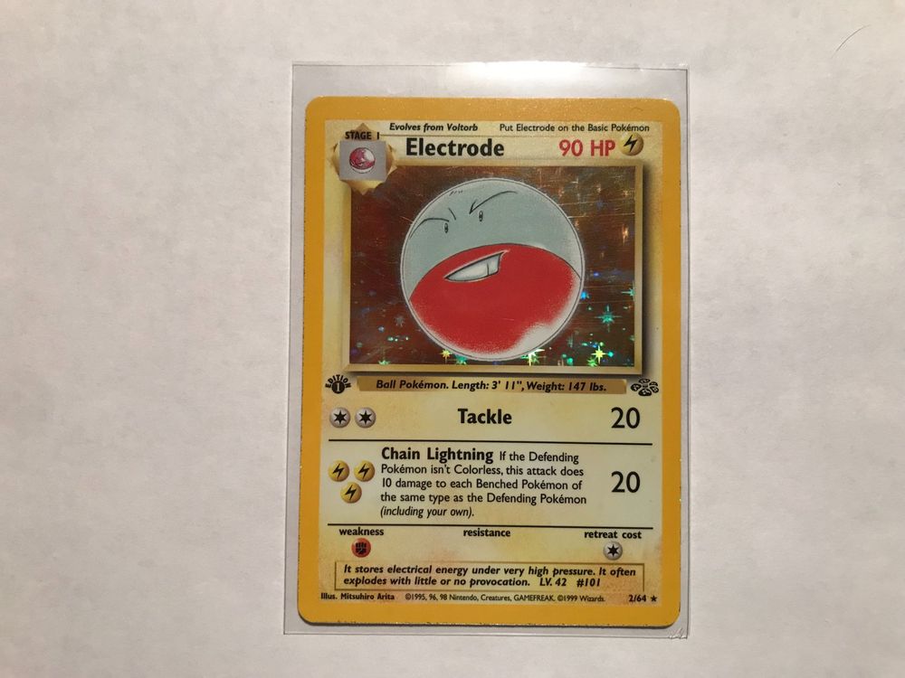 Electrode holo Jungle 1. Edition EN Kaufen auf Ricardo