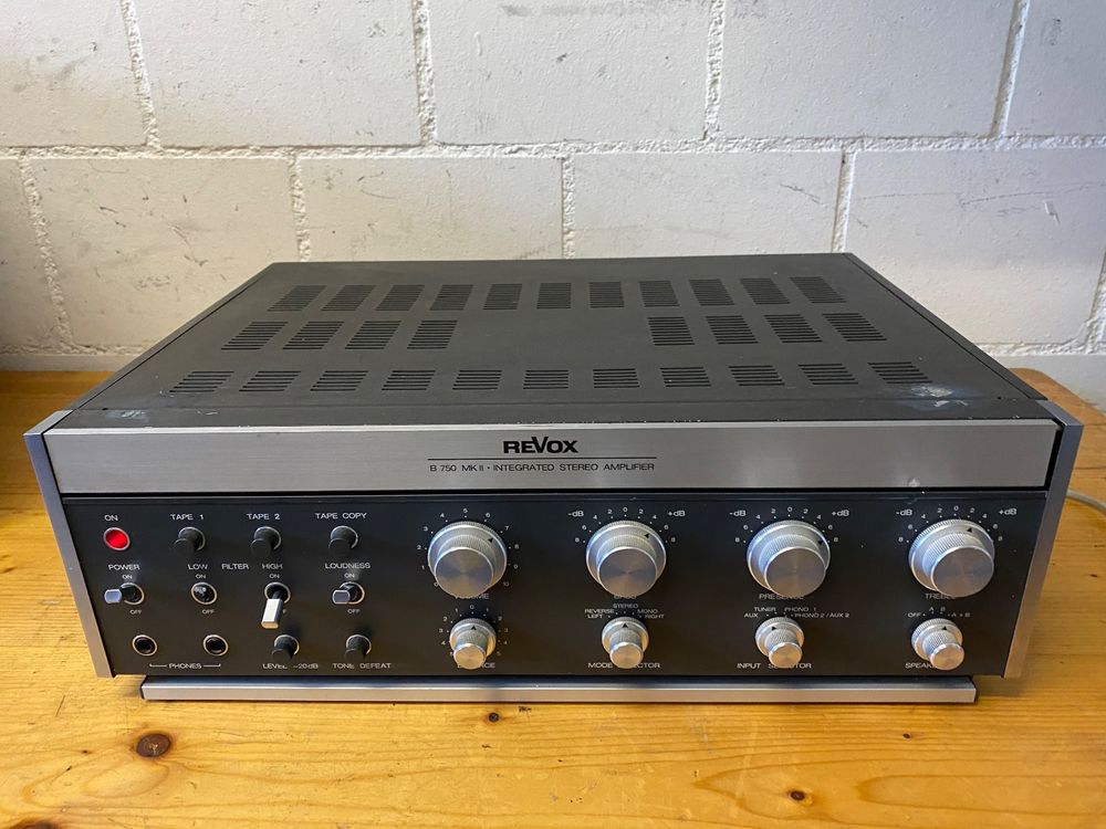 Revox B 750 MK Ll Stereo Amplifier | Kaufen Auf Ricardo