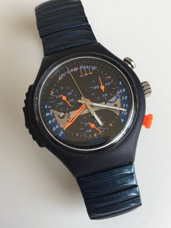 Swatch Alarm Chrono SOI401 Activation 1998 Rar Kaufen auf Ricardo
