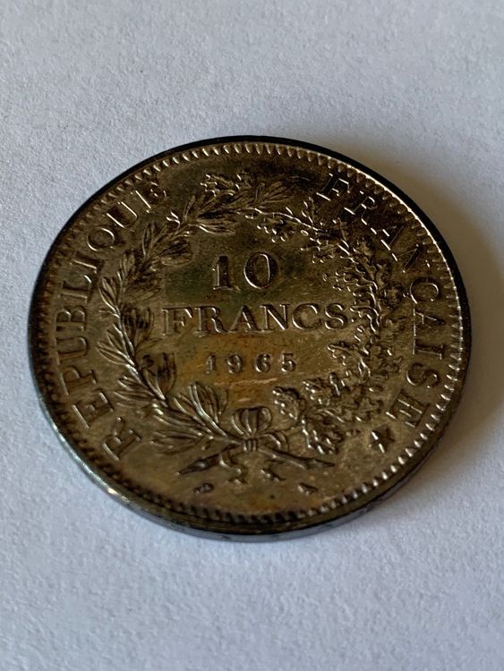 10 francs français pièce de 1965 Acheter sur Ricardo