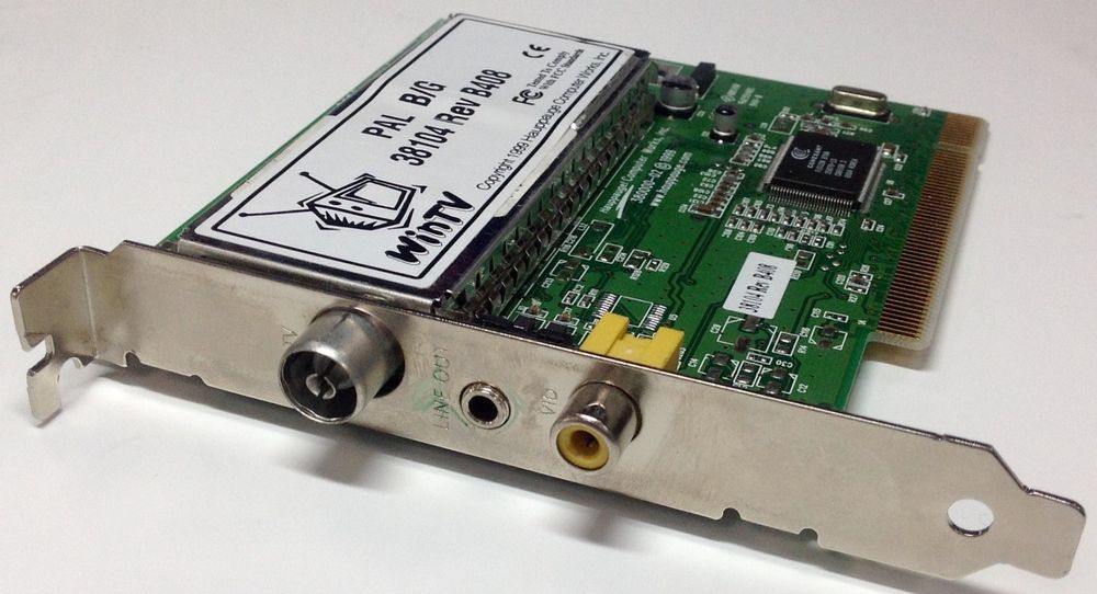 Hauppauge WinTV 38104 Rev B408 TVTuner Karte PAL B/G PCI PC Kaufen