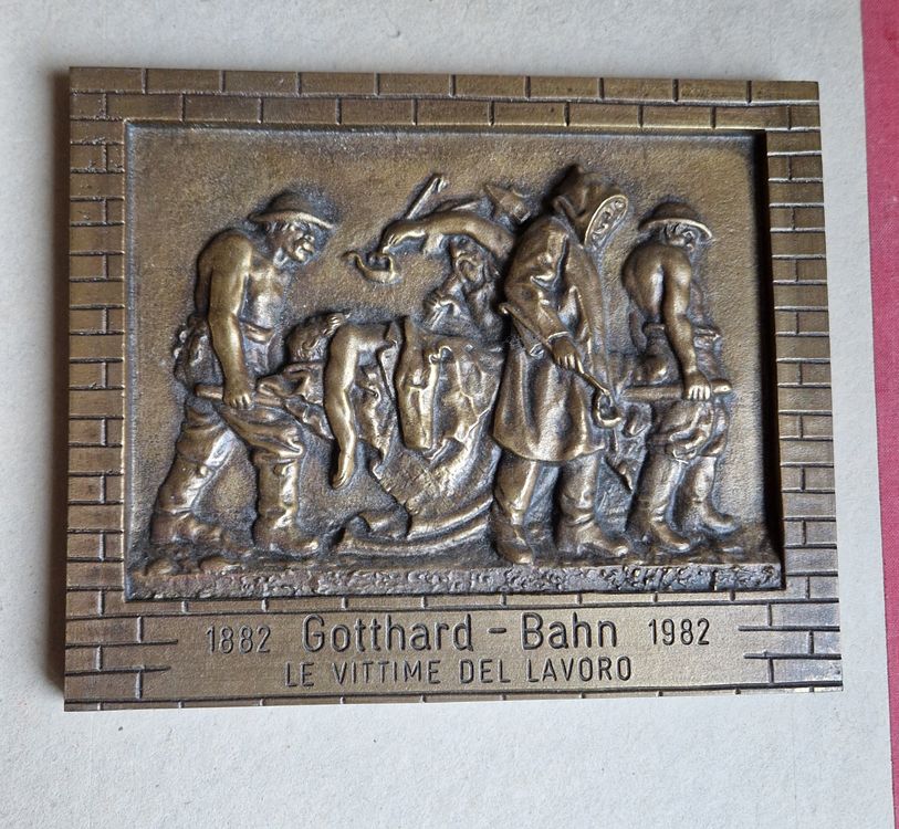 Gotthard Bahn Tafel Comprare su Ricardo