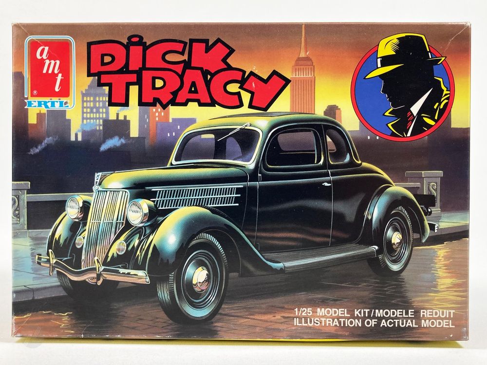 AMT Dick Tracy Modellbausatz OVP ©1991 Vintage Ford V8 1932 1