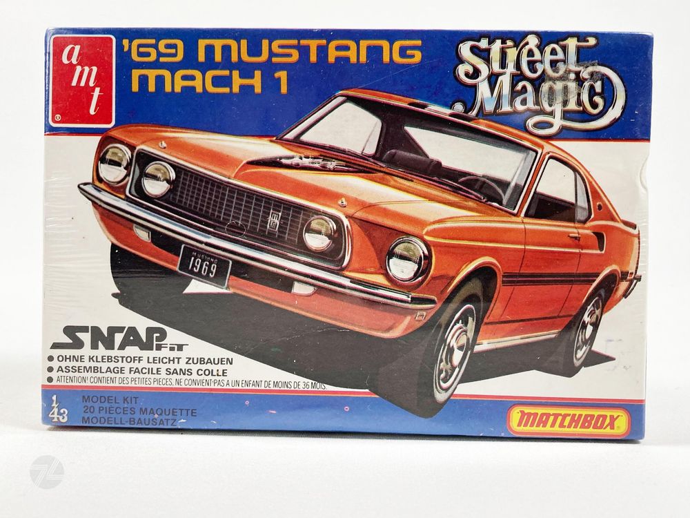 AMT Mustang Mach 1 Snap Fit 1/43 Modell-Bausatz Muscle Car 1