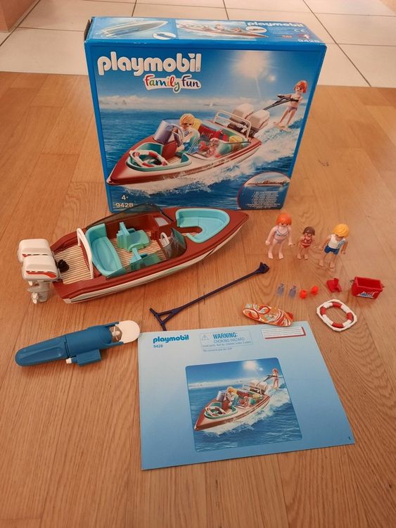 playmobil motorboot mit unterwassermotor