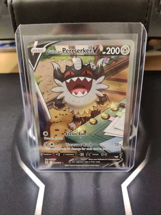 Galarian Perrserker V Alt Art EN Pokémon Lost Origin Acheter sur