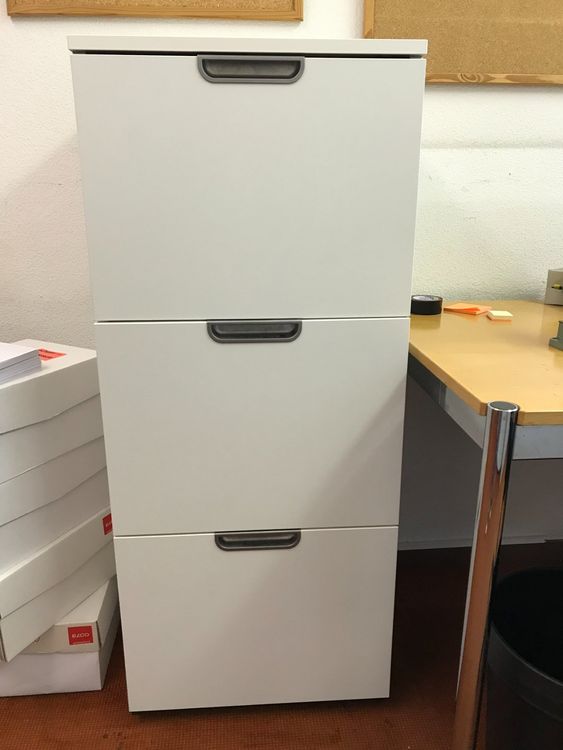 Hängeregister weiss 3 Schubladen Zahlenschloss Ikea Kaufen auf Ricardo