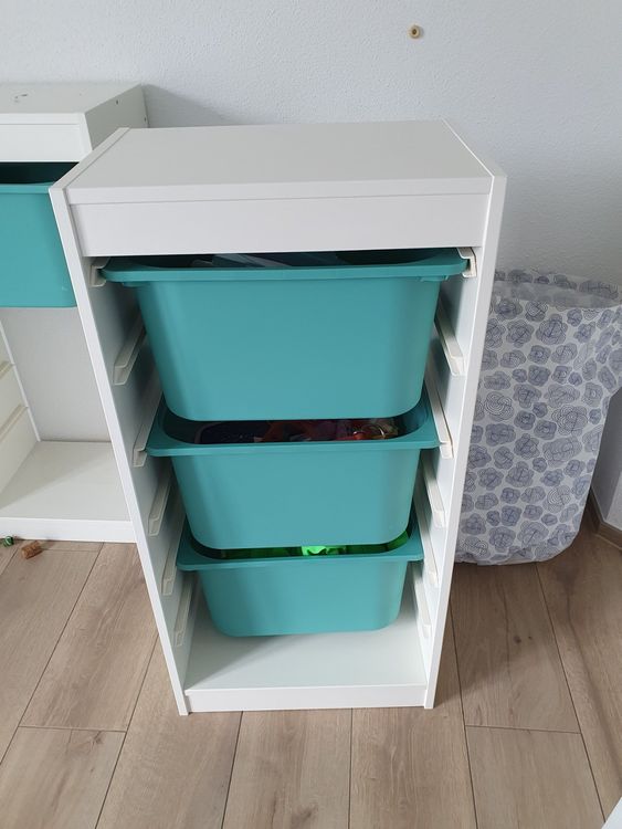 IKEA trofast Weiss türkis Kaufen auf Ricardo
