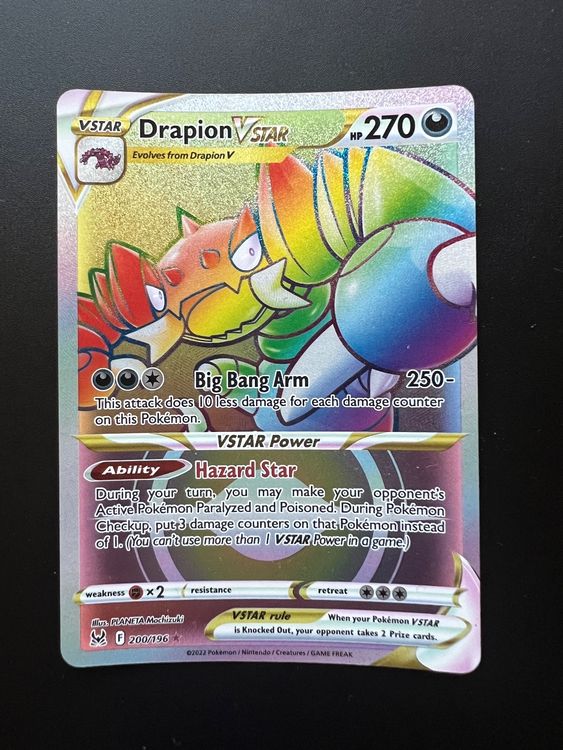 Drapion VSTAR (Rainbow) Pokemon Lost Origin EN Kaufen auf Ricardo