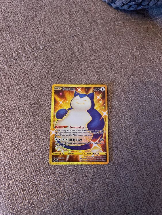 Sehr seltene Gold Relaxo Karte | Acheter sur Ricardo