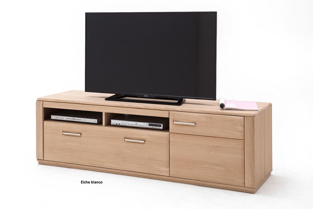 TV Lowboards 179/54 Eiche Bianco/Kernbuche Massiv Montiert | Kaufen Auf ...