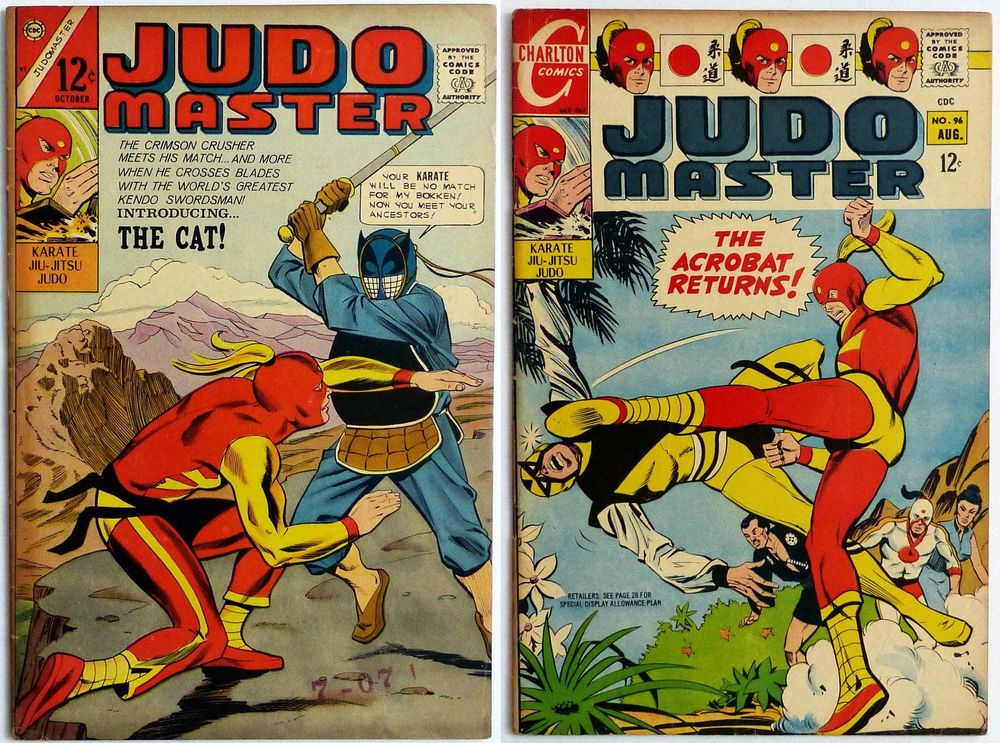 JUDO MASTER #91 #96 1ST THE CAT APPEARANCE CHARLTON 1966 | Kaufen auf ...