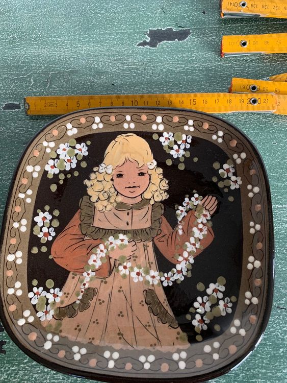 Vintage Keramik Teller Rheinfelden Handarbeit Kaufen auf Ricardo