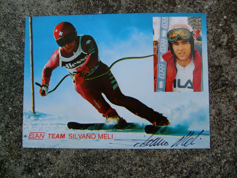 SILVANO MELI AUTOGRAMMKARTE TOP ! Kaufen auf Ricardo