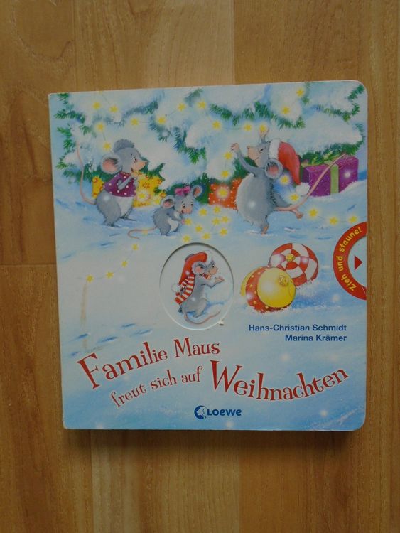 Familie Maus freut sich auf Weihnachten Kaufen auf Ricardo