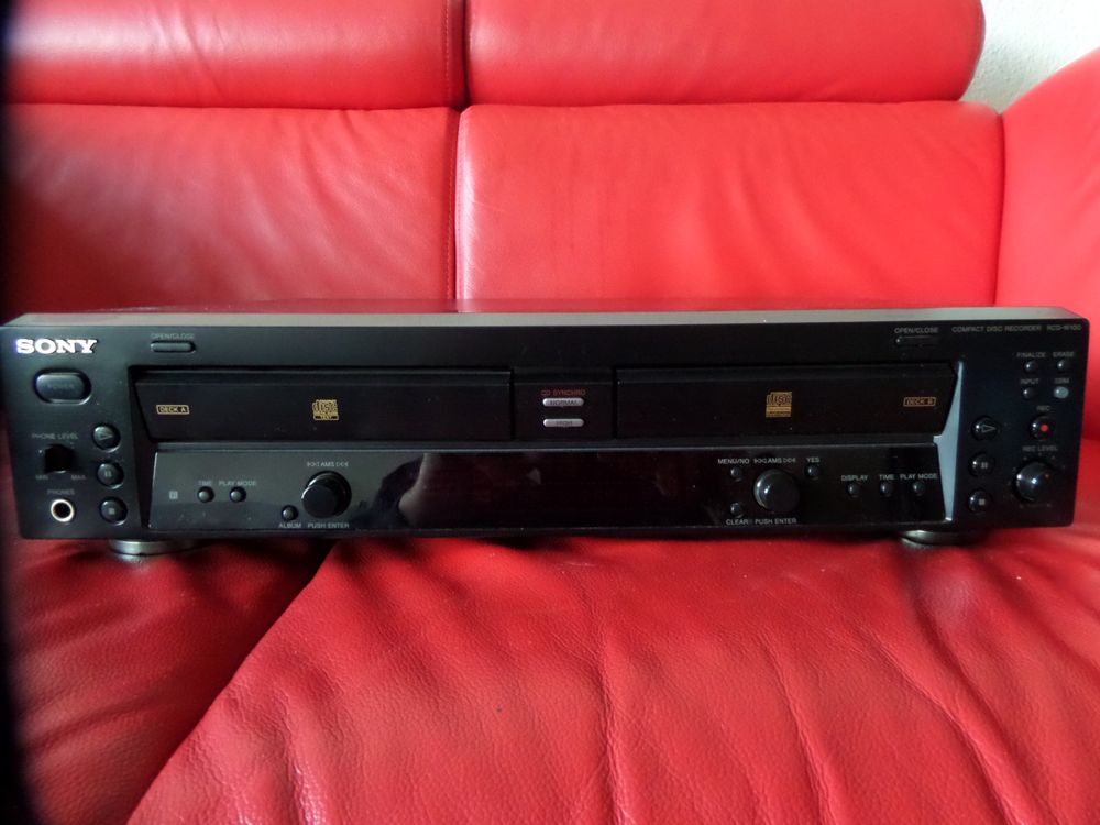 Sony Rcd W Kombinierter Cd Player Recorder Kopierstation Acheter Sur Ricardo