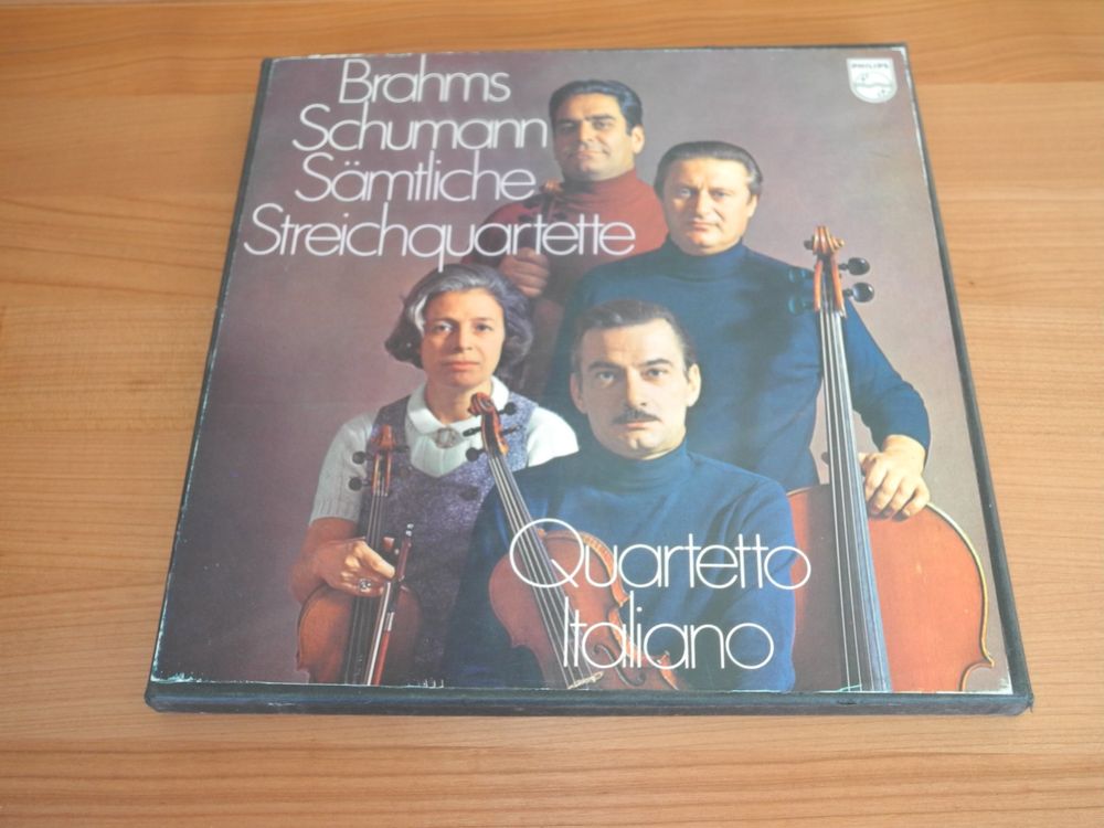 BRAHMS / SCHUMANNALLE STREICHQUARTETTE QUARTETTO ITALIANO Kaufen