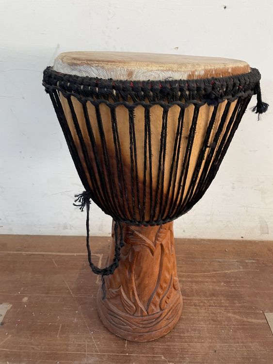 Djembe afrikanische Holztrommel Kaufen auf Ricardo