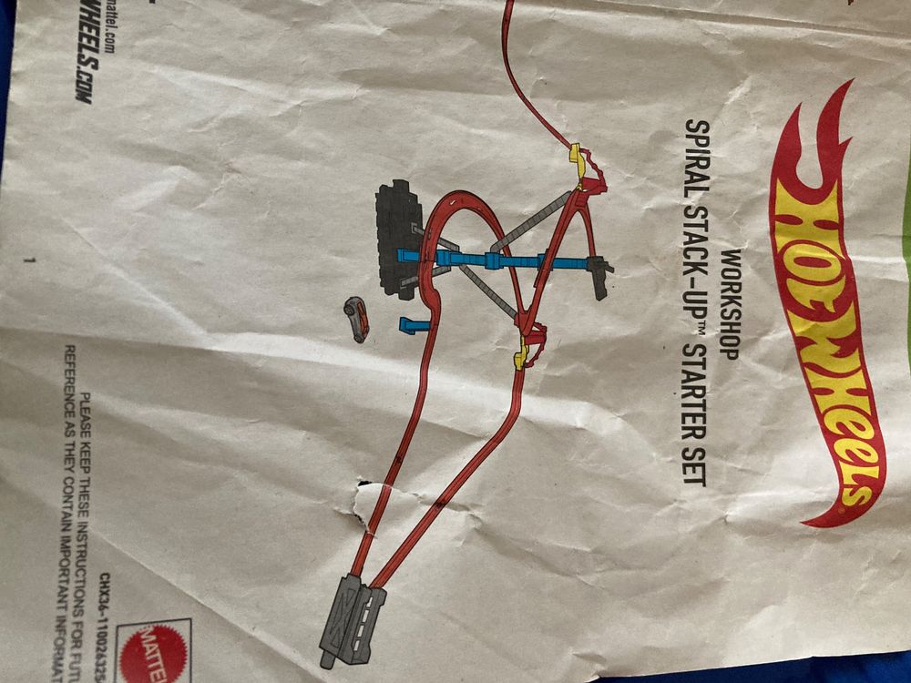 Circuit Hot Wheels SPIRAL SPLIT 2006 Mattel RARE - Neuf En Boîte J2556