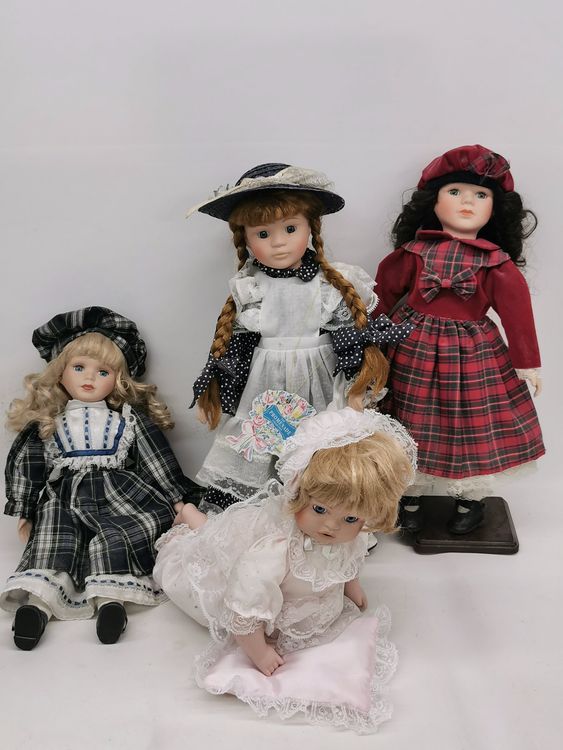 4x alte Puppen Sammlung Promenade Eugenie Charlotte Imogen Acheter sur Ricardo