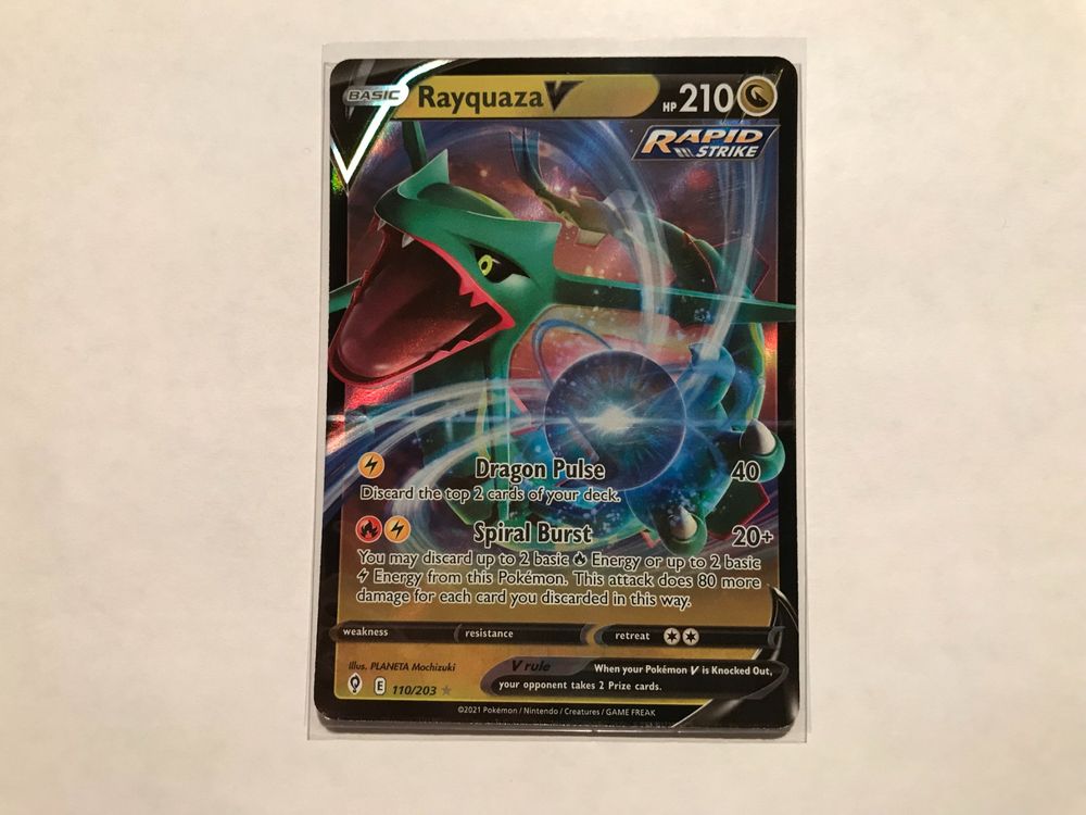 Rayquaza V Evolving Skies En Kaufen Auf Ricardo