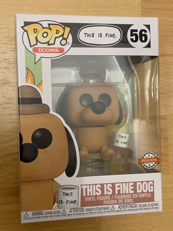 THIS IS FINE DOG Funko Pop 56 | Kaufen auf Ricardo