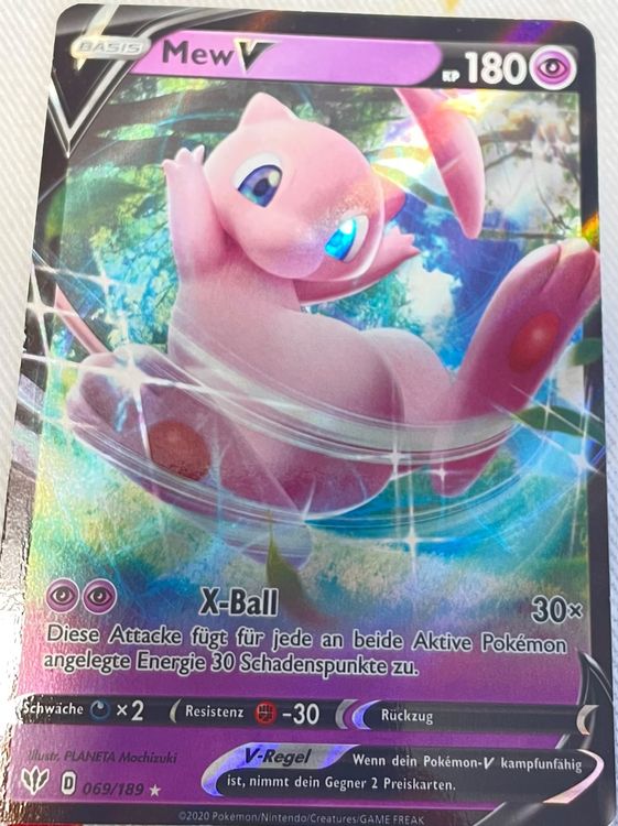 Pokémon V Karte mew Kaufen auf Ricardo
