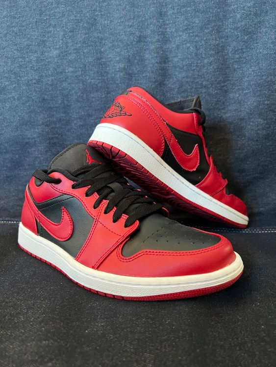 Jordan 1 low rot schwarz clearance
