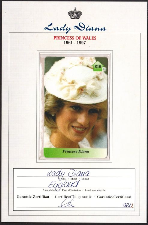 Lady Diana PRINCESS OF WALES 1961 - 1997 Ab 1.- | Kaufen Auf Ricardo