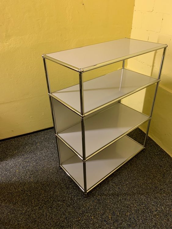 10 Tiges Chromées USM Haller 350 Mm - Tubes Système 35 Cm Pour étagères